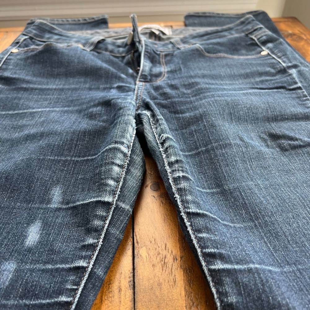 PAIGE Skyline Skinny Blue Jeans - 28 - Picture 7 of 9